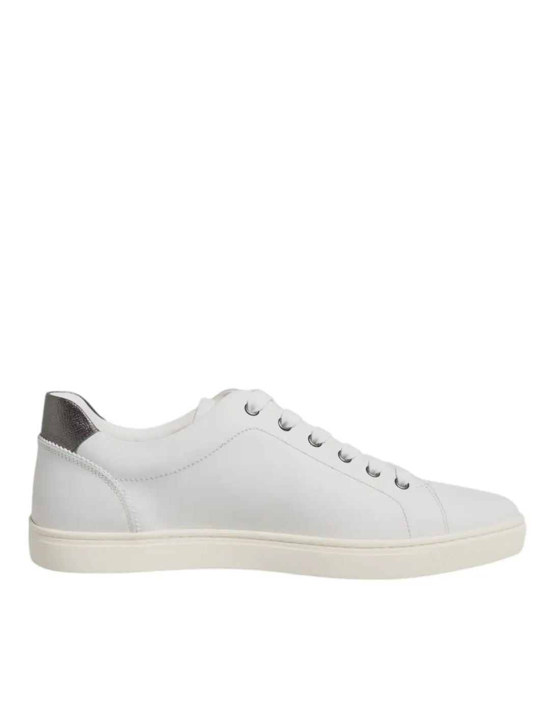 Dolce &amp; Gabbana White Sacred Heart Men Low Top Sneakers Shoes