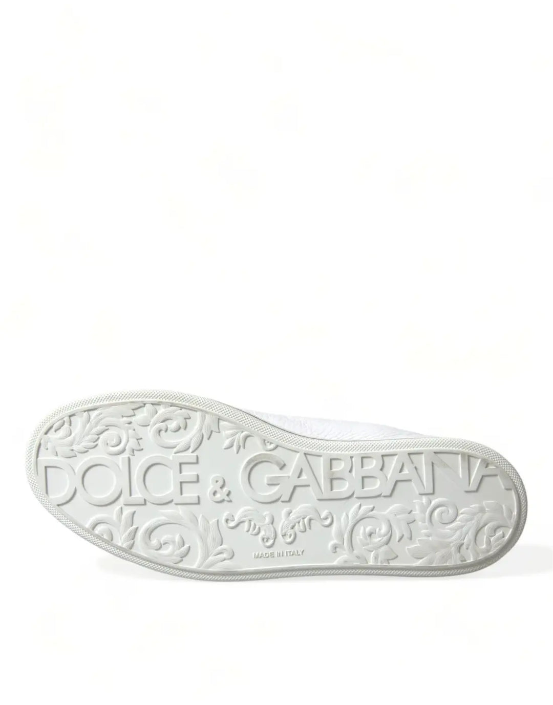 Dolce &amp; Gabbana White Saint Tropez High Top Men Sneakers Shoes