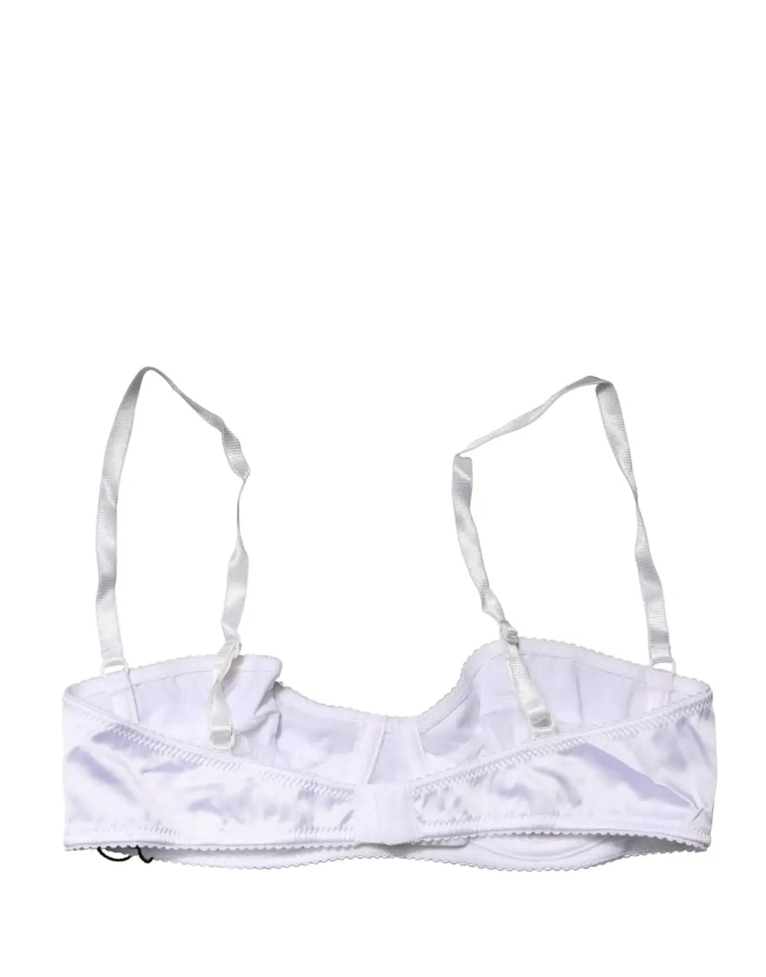 Dolce &amp; Gabbana White Semi-Pad Underwire Balconette Bra Underwear