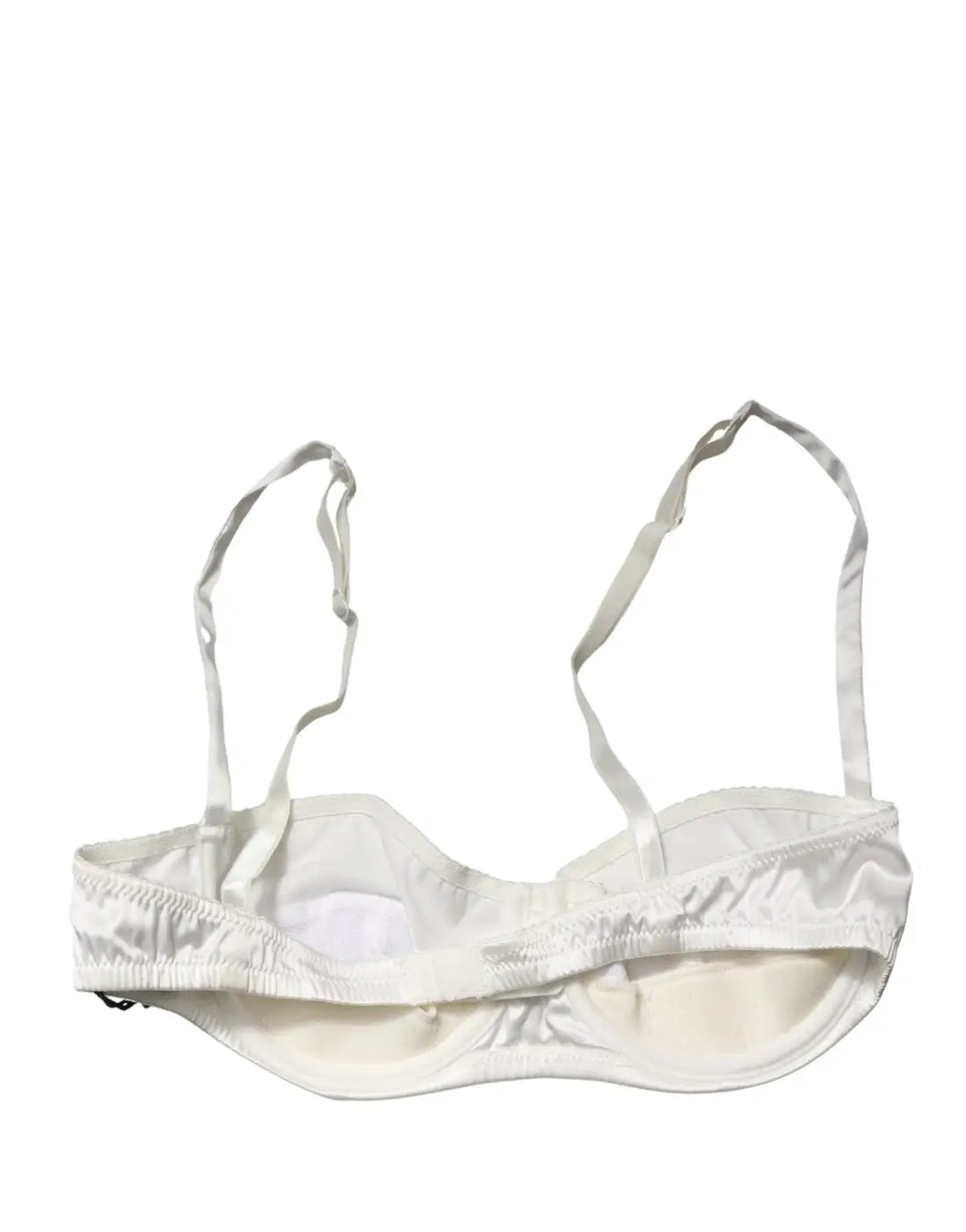 Dolce &amp; Gabbana White Semi-Pad Underwire Balconette Underwear