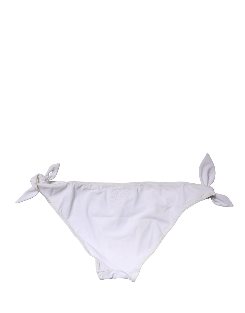 Dolce & Gabbana White Side-tie Bikini Bottom Swimsuit Swimwear - Women’s