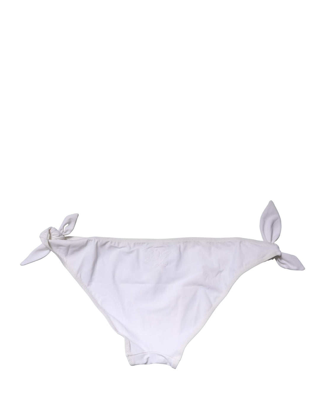 Dolce &amp; Gabbana White Side-tie Bikini Bottom Swimsuit Swimwear - Women’s