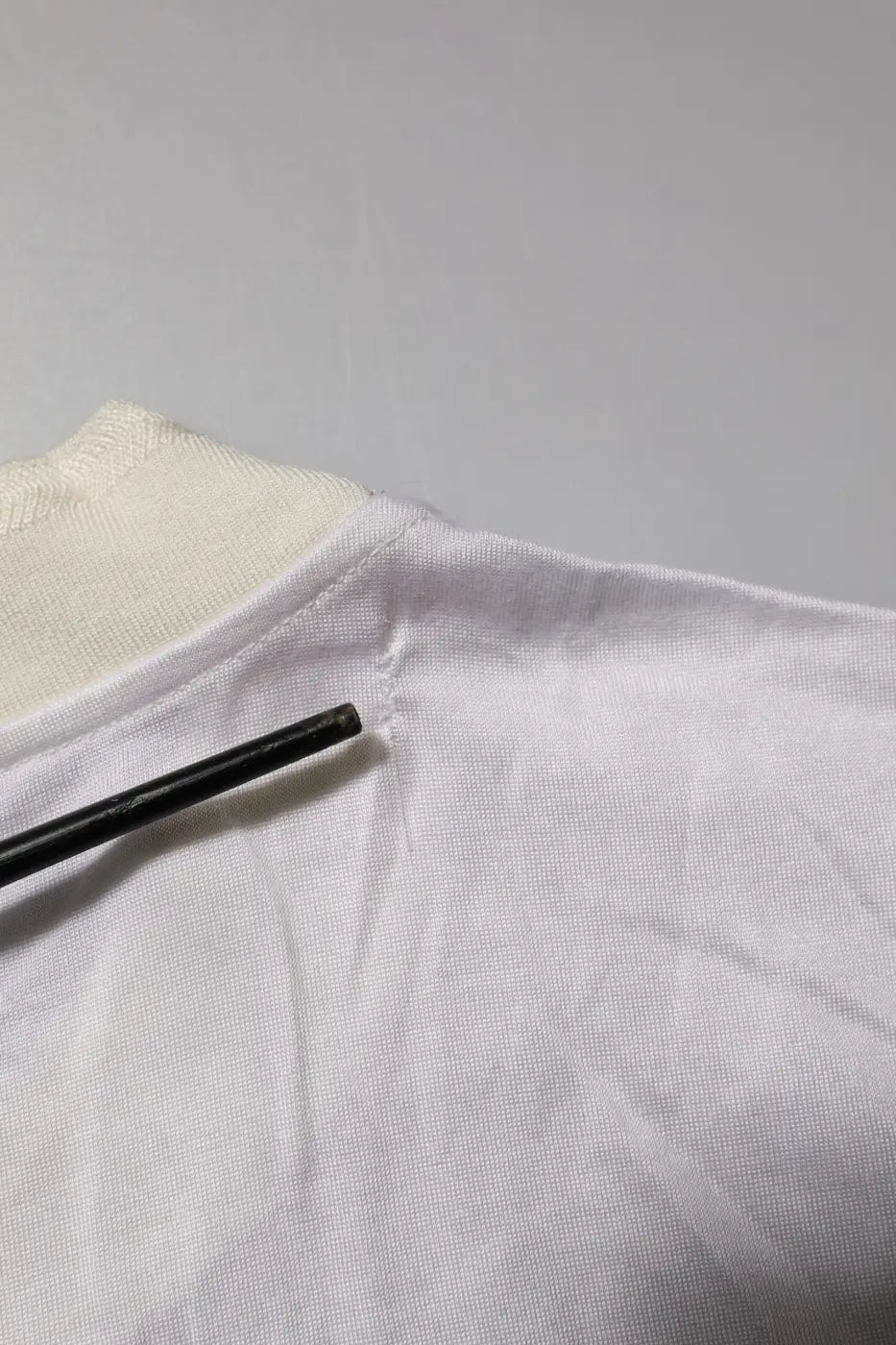 Dolce &amp; Gabbana White Silk Crew Neck Long Sleeves T-shirt