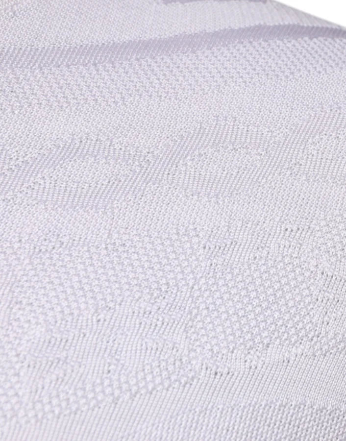 Dolce &amp; Gabbana White Silk Crew Neck Men Pullover Sweater