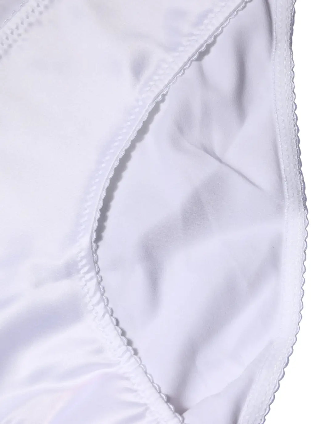 Dolce &amp; Gabbana White Silk Stretch Mid Waist Brief Panty Underwear