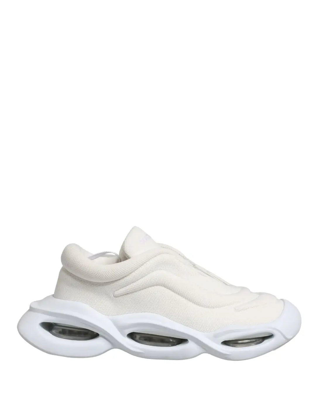 Dolce & Gabbana White Slip On Wave Low Top Sneakers Shoes