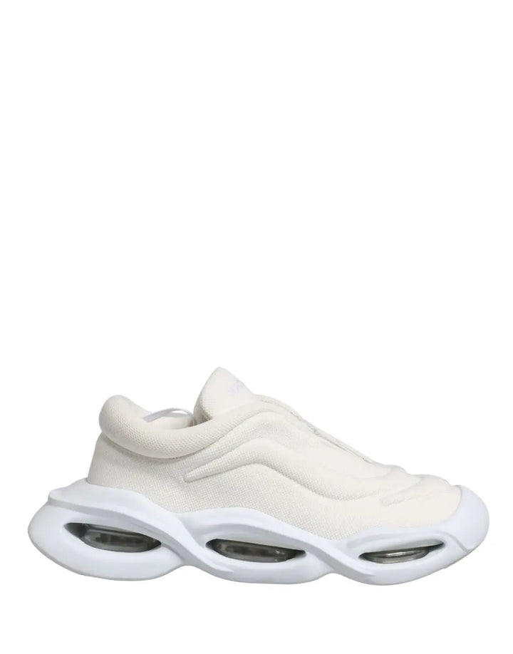 Dolce &amp; Gabbana White Slip On Wave Low Top Sneakers Shoes