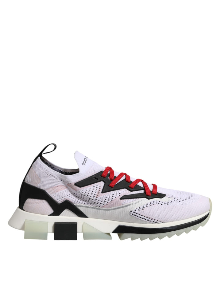 Dolce &amp; Gabbana White Sorrento Sport Stretch Sneakers Shoes