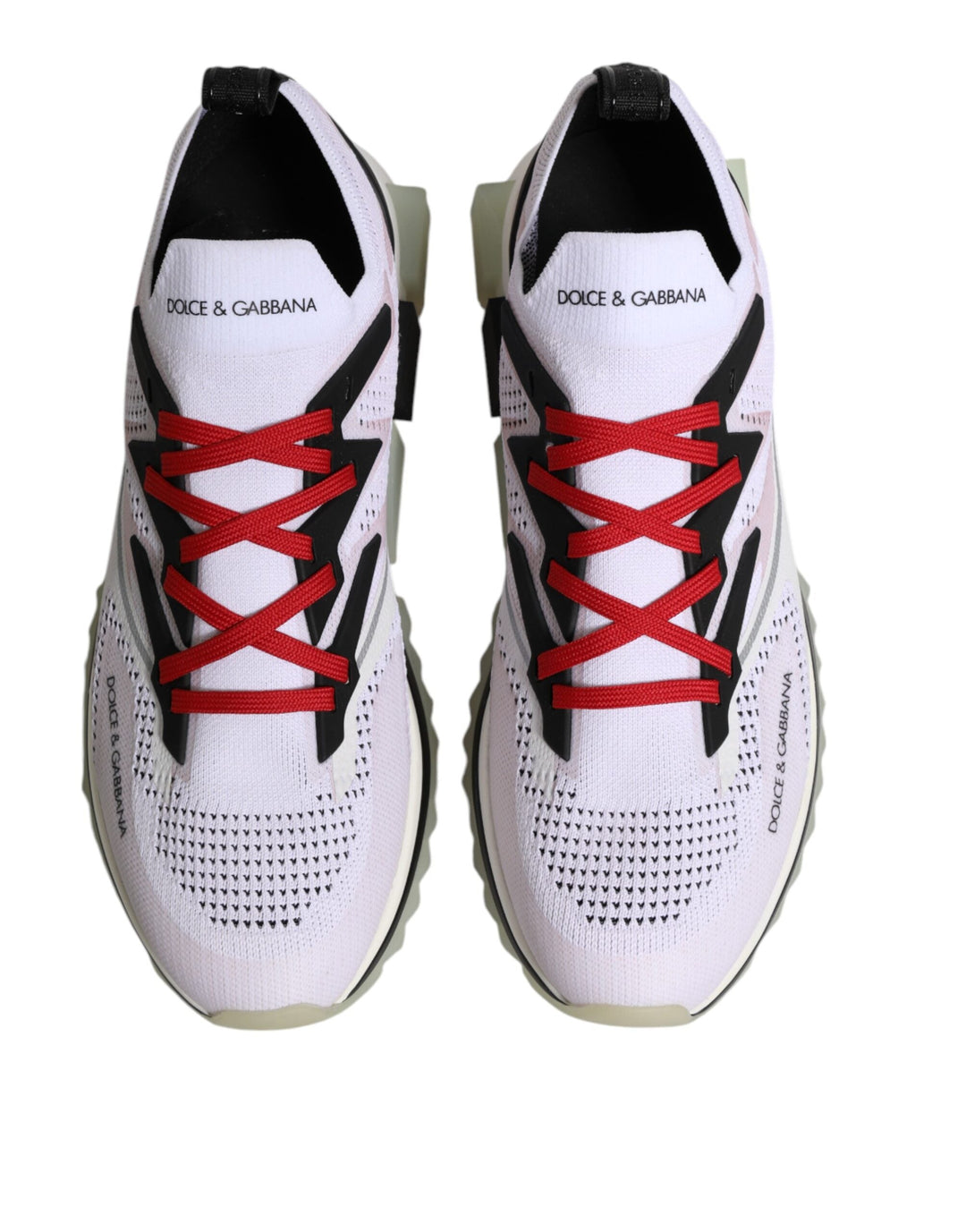 Dolce &amp; Gabbana White Sorrento Sport Stretch Sneakers Shoes