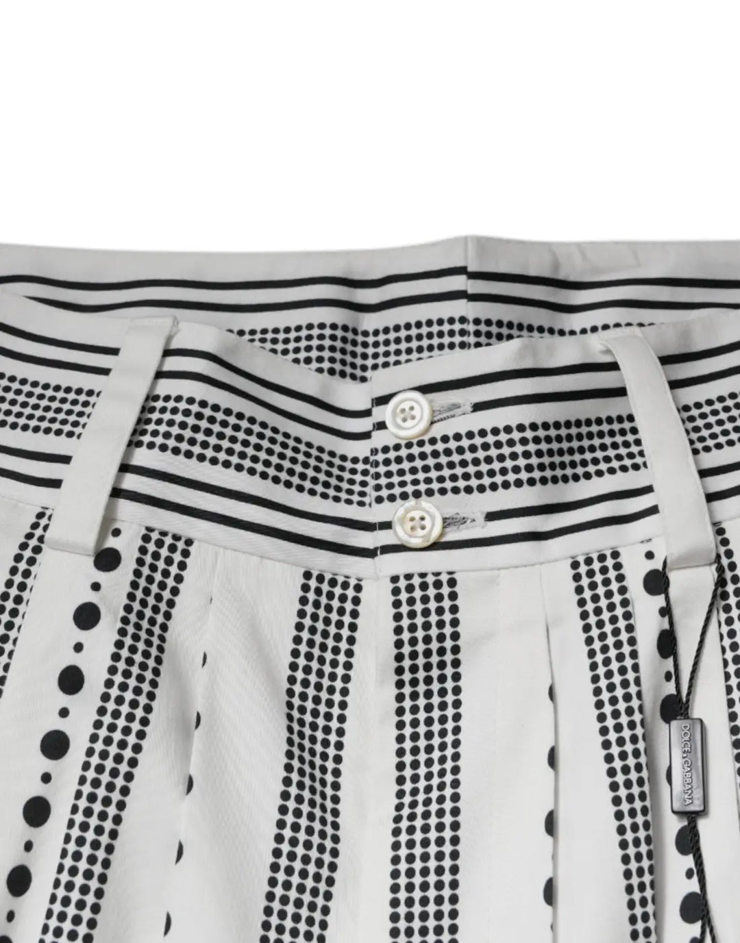 Dolce &amp; Gabbana White Straight Formal Dress Pants