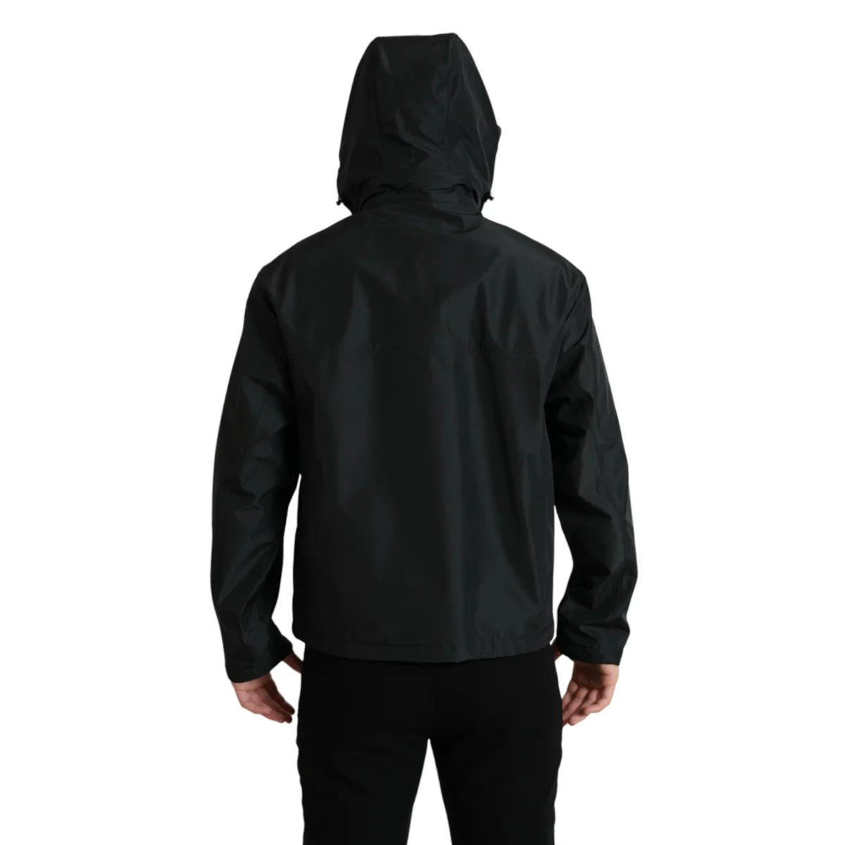 Dolce & Gabbana Windbreaker With Removable Hood and Logo Details