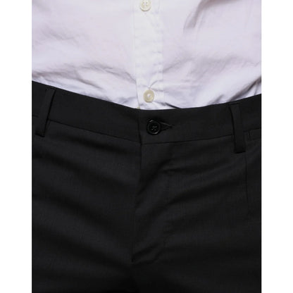 Dolce Gabbana Wool Blend Skinny Dress Pants for a Chic Look &