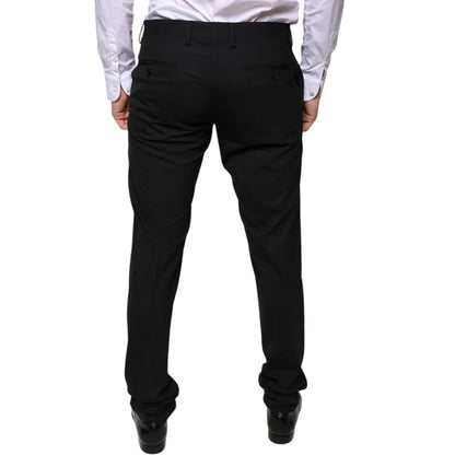 Dolce Gabbana Wool Blend Skinny Dress Pants for a Chic Look &