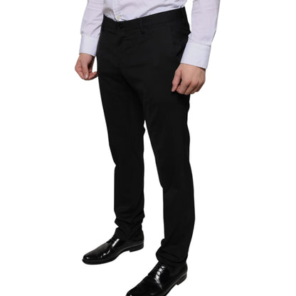 Dolce Gabbana Wool Blend Skinny Dress Pants for a Chic Look &