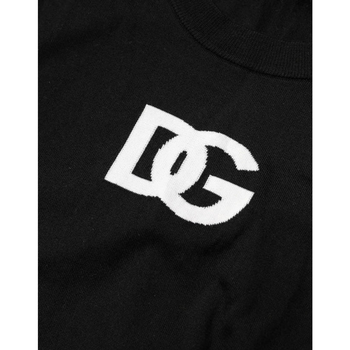 Dolce & Gabbana Wool Crew Neck Pullover for Effortless Style