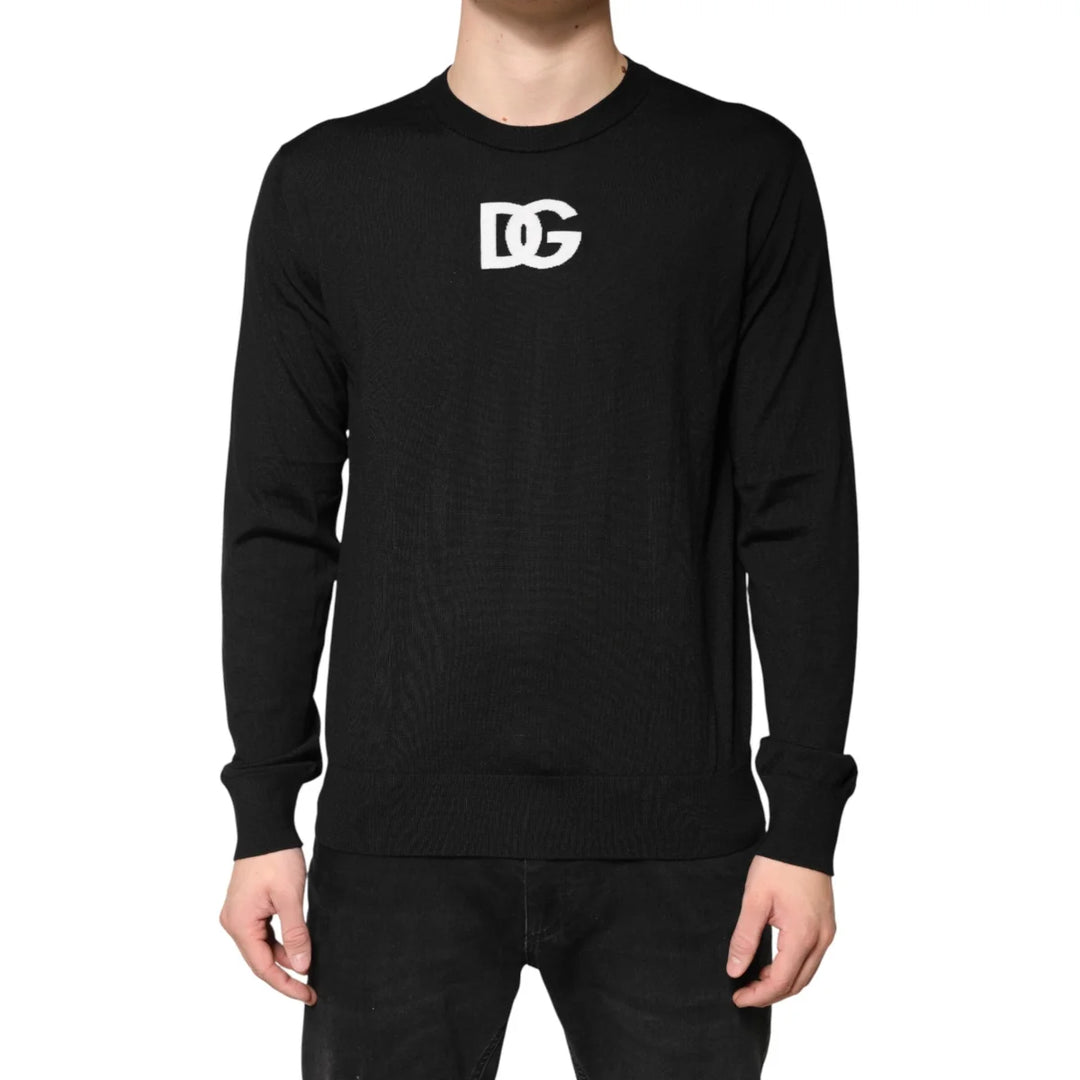 Dolce & Gabbana Wool Crew Neck Pullover for Effortless Style