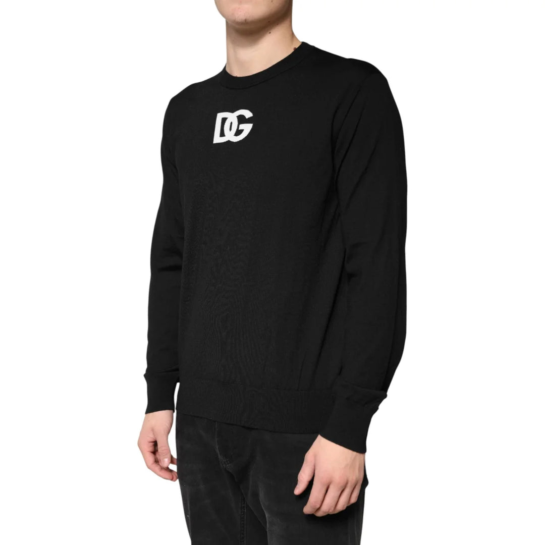 Dolce & Gabbana Wool Crew Neck Pullover for Effortless Style