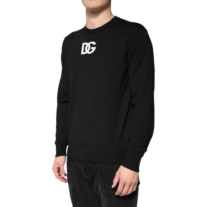 Dolce & Gabbana Wool Crew Neck Pullover for Effortless Style