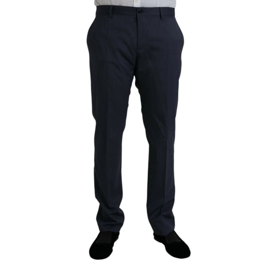 Dolce and Gabbana Wool Dress Pants Slim Fit Perfection &