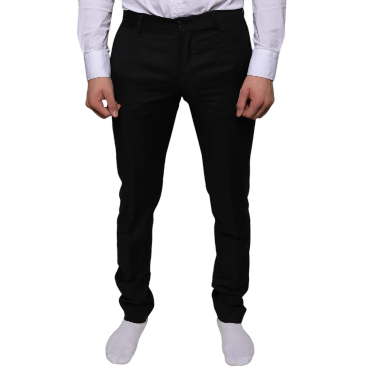Dolce Gabbana Wool Skinny Dress Pants Sensation &