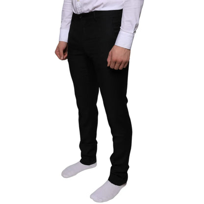 Dolce Gabbana Wool Skinny Dress Pants Sensation &