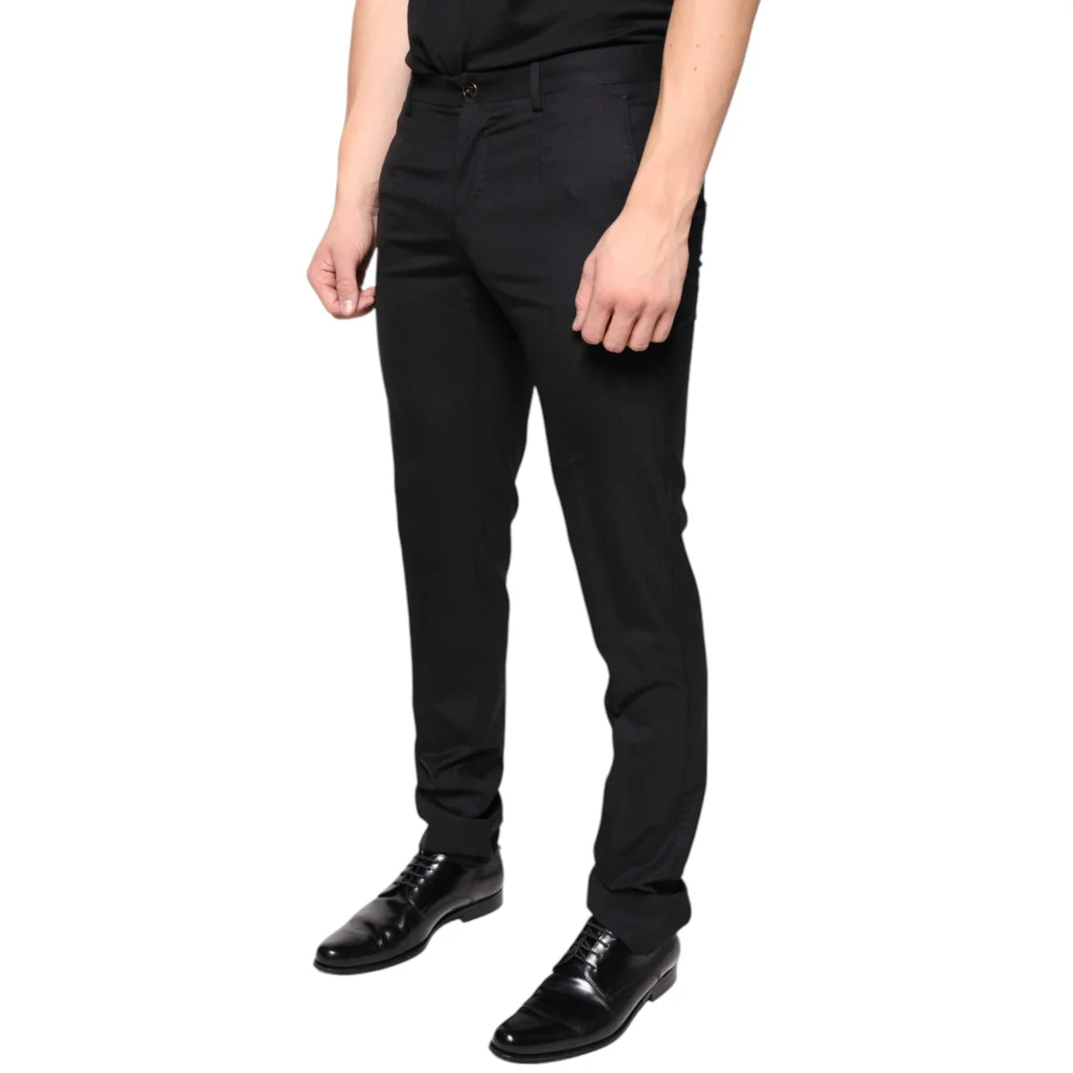 Dolce & Gabbana Wool Skinny Dress Pants Sizzle with Style