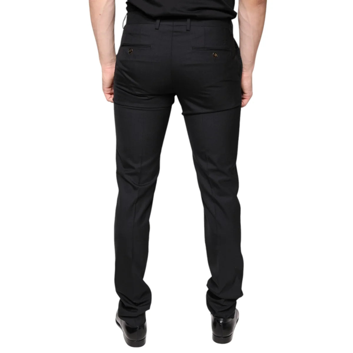 Dolce & Gabbana Wool Skinny Dress Pants Sizzle with Style