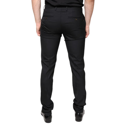 Dolce & Gabbana Wool Skinny Dress Pants Sizzle with Style
