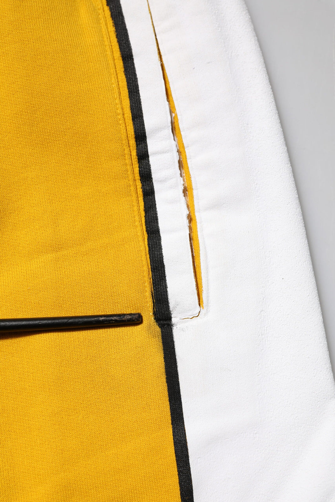 Dolce &amp; Gabbana Yellow Cotton Drawstring Jogger Pants
