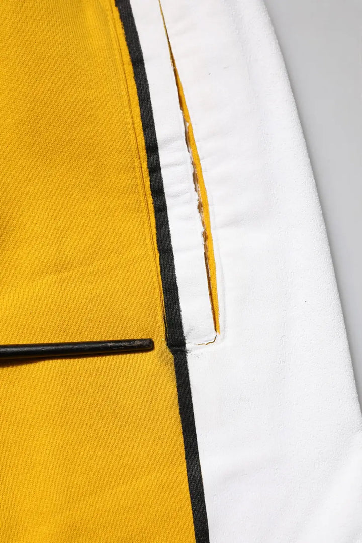Dolce &amp; Gabbana Yellow Cotton Drawstring Jogger Pants