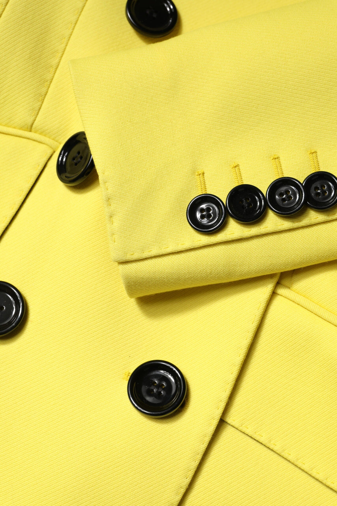 Dolce &amp; Gabbana Trench Coats - Yellow Double Breasted Coat Jacket
