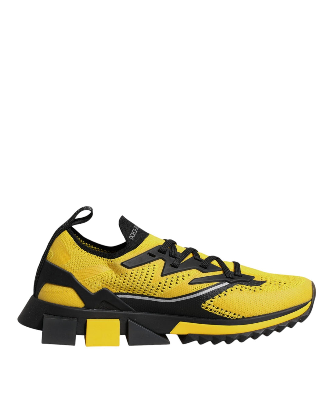 Dolce & Gabbana Yellow Sorrento Sport Stretch Sneakers Shoes