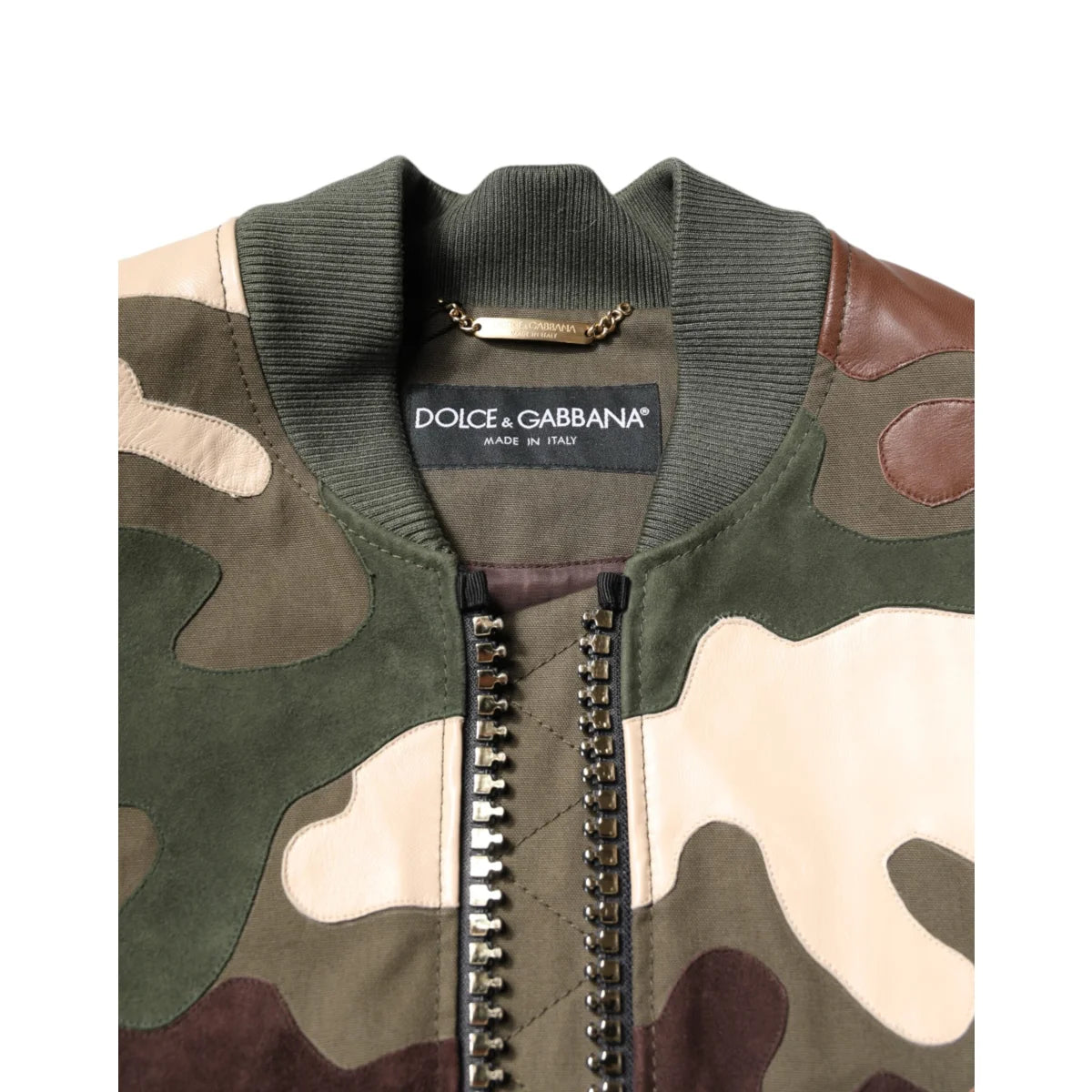 Dolce Gabbana Zip Jacket Sizzles in Luxe Cotton Blend Style &