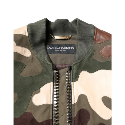 Dolce Gabbana Zip Jacket Sizzles in Luxe Cotton Blend Style &