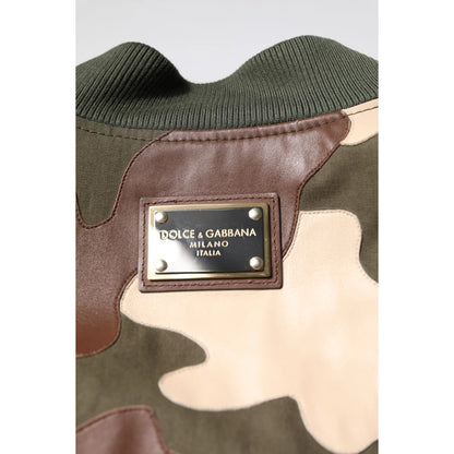 Dolce Gabbana Zip Jacket Sizzles in Luxe Cotton Blend Style &