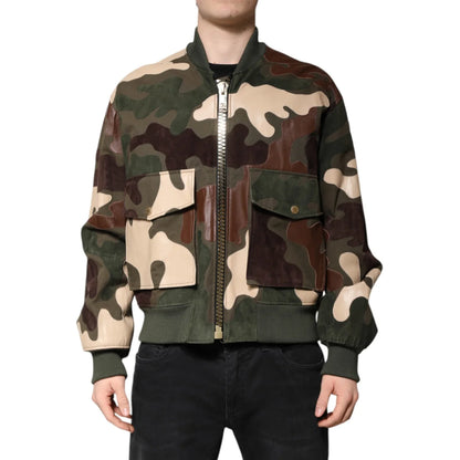 Dolce Gabbana Zip Jacket Sizzles in Luxe Cotton Blend Style &