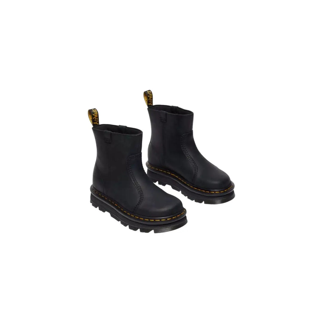 Dr. Martens Black Leather Ankle Boots