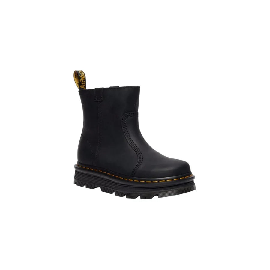 Dr. Martens Black Leather Ankle Boots