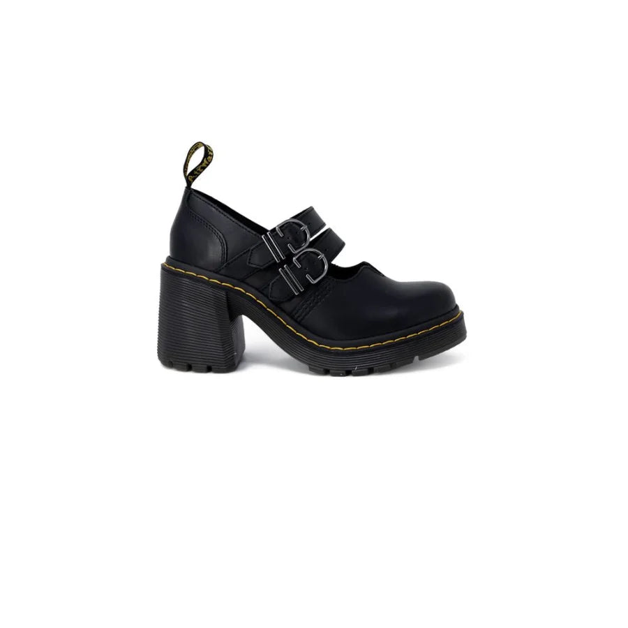 Dr. Martens Black Leather High Heel Pumps