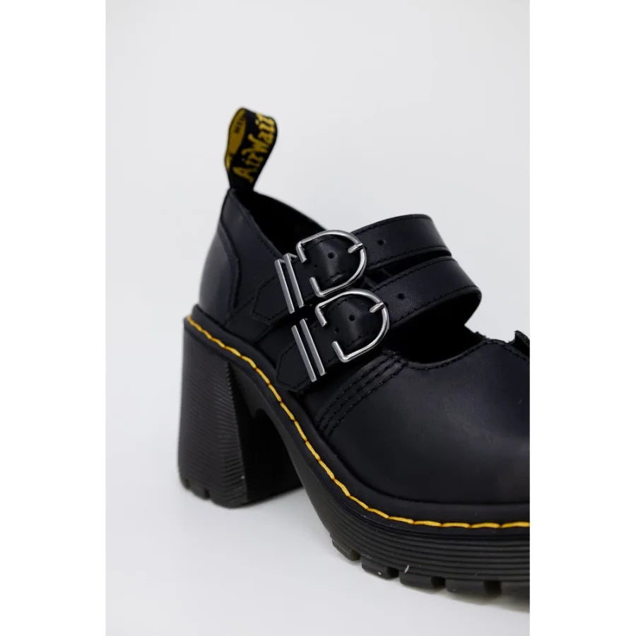 Dr. Martens Black Leather High Heel Pumps