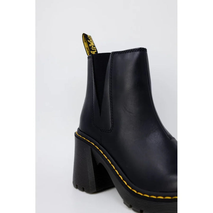 Dr. Martens Black Leather High Heel Pumps