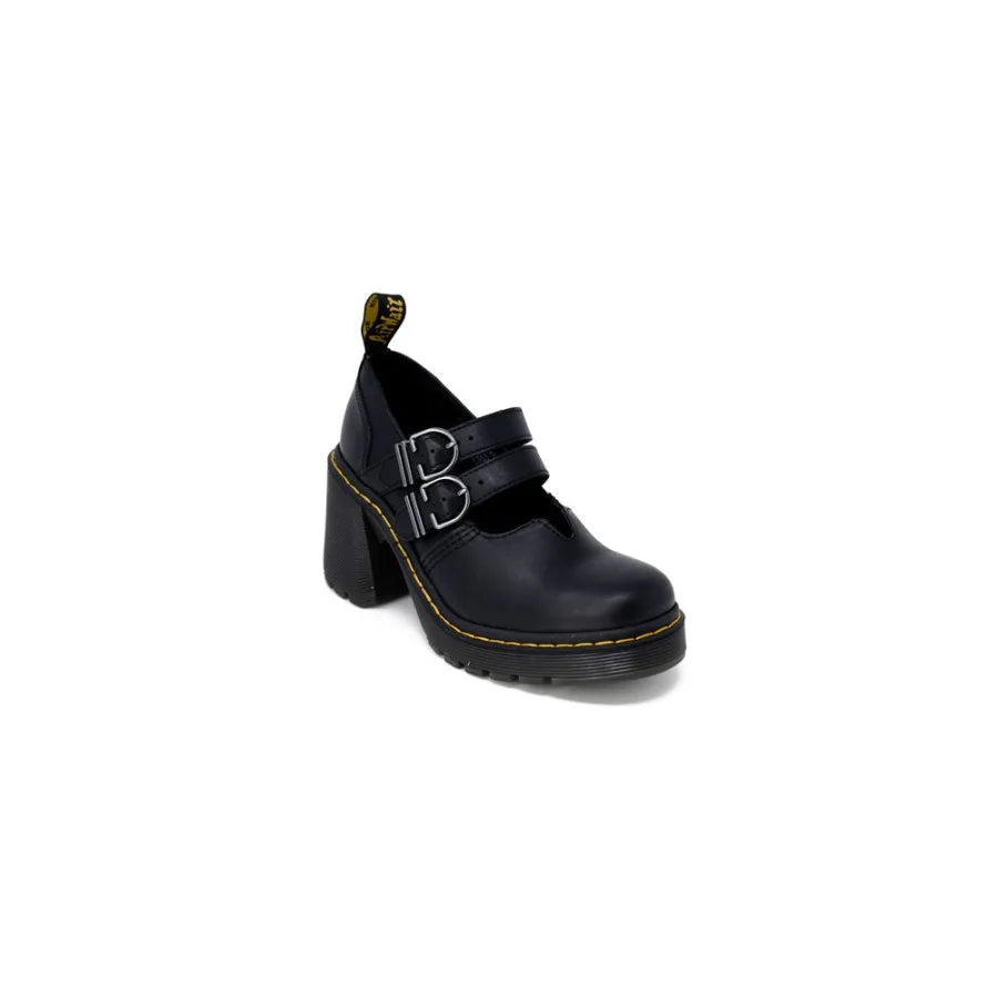 Dr. Martens Black Leather High Heel Pumps