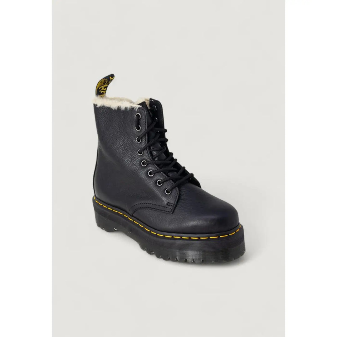 Dr. Martens Black Leather Lace-up Boots