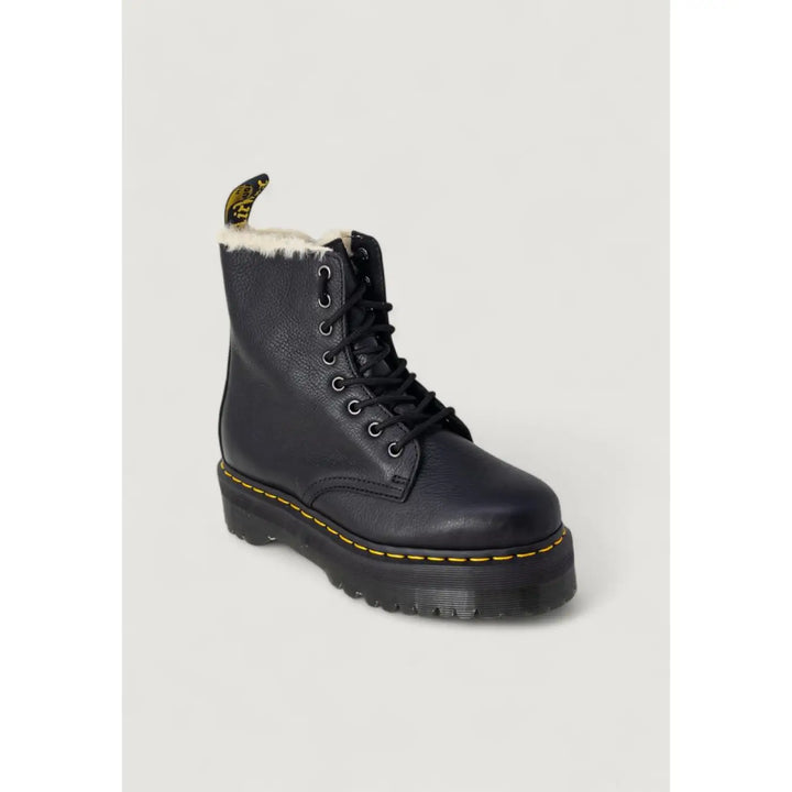 Dr. Martens Black Leather Lace-up Boots