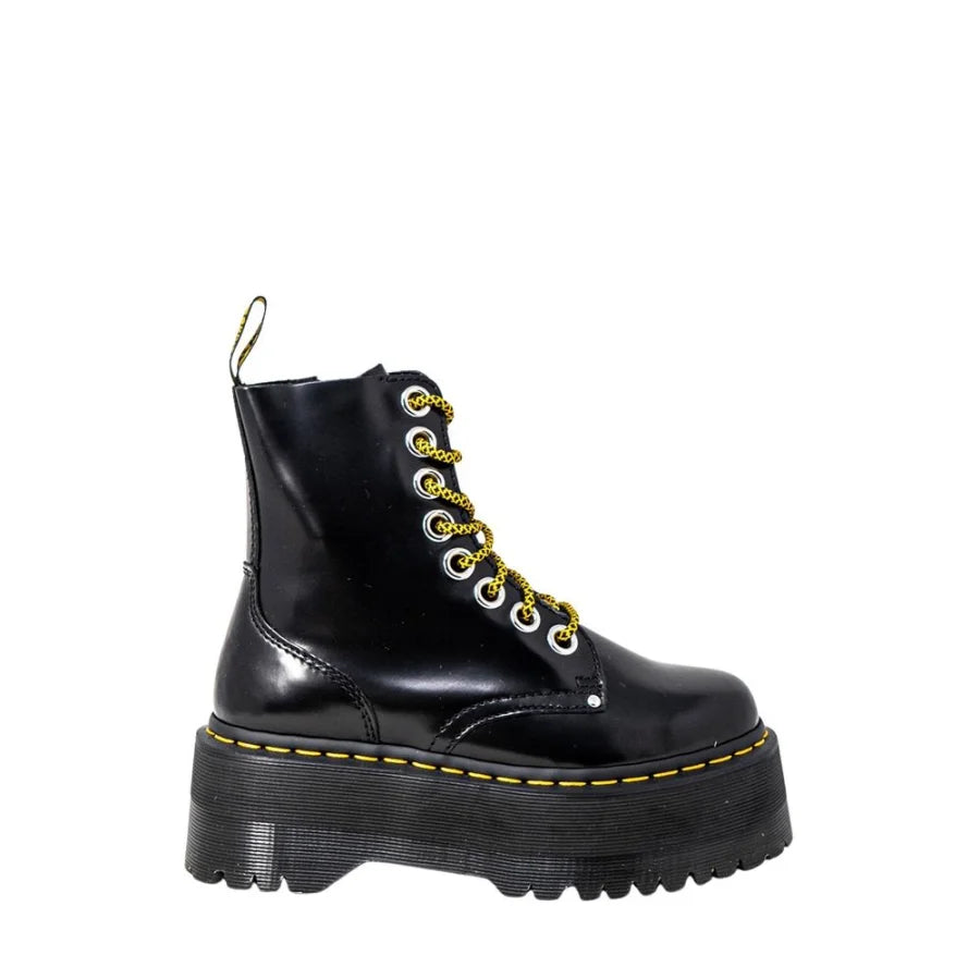 Dr. Martens Black Leather Lace-Up Boots