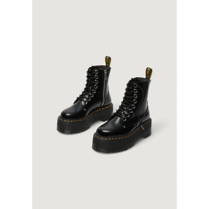 Dr. Martens Black Leather Lace-Up Boots