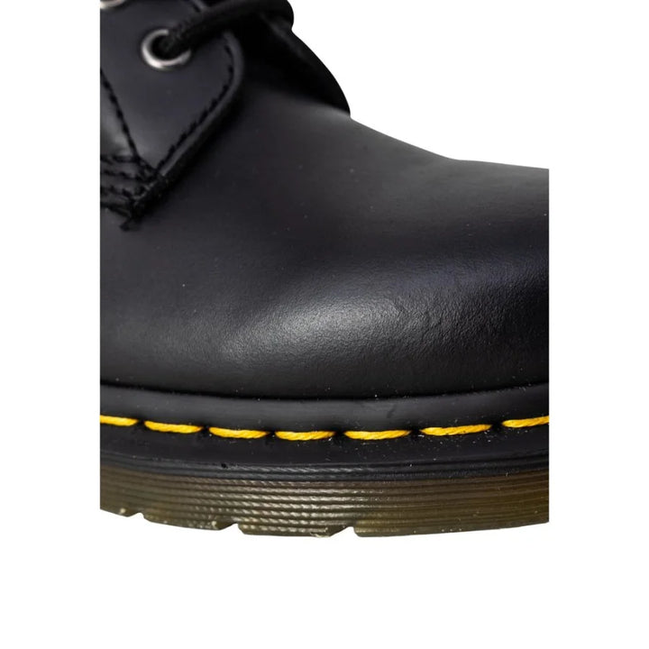 Dr. Martens Black Leather Lace-Up Boots