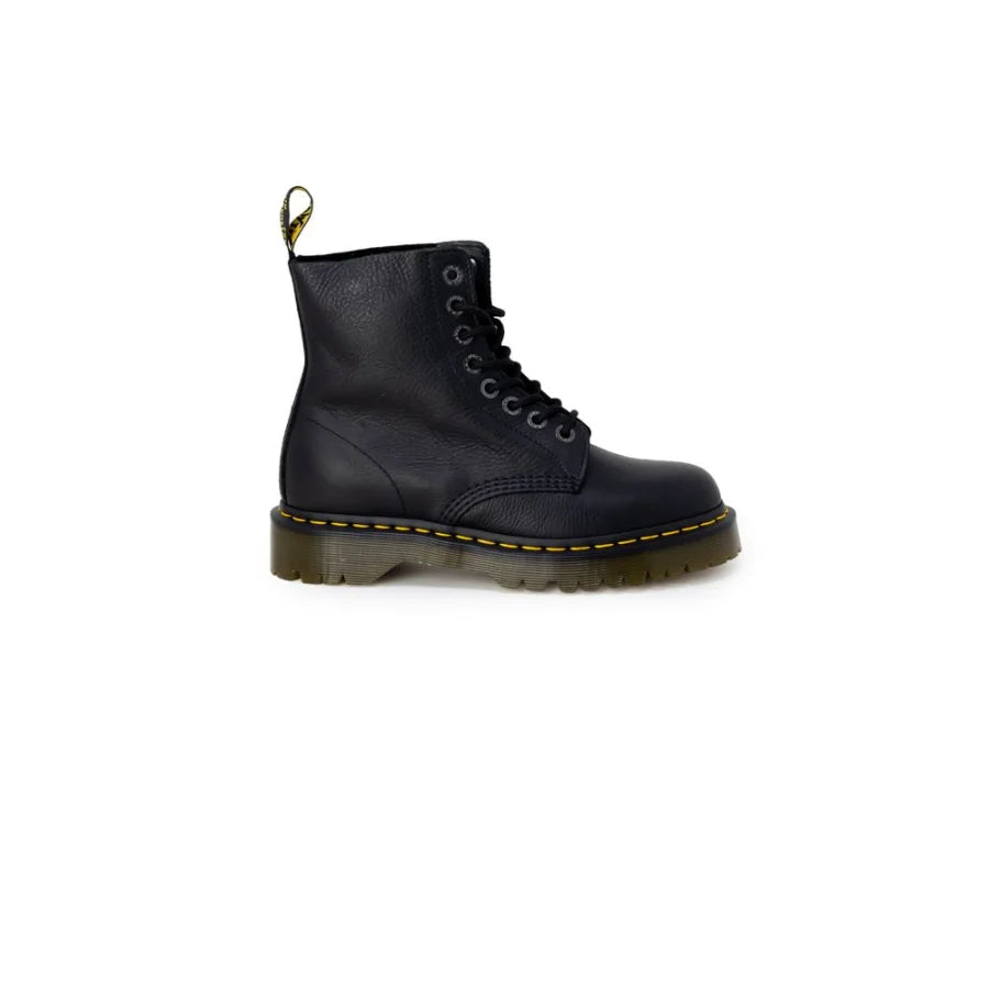 Dr. Martens Black Leather Lace-Up Boots