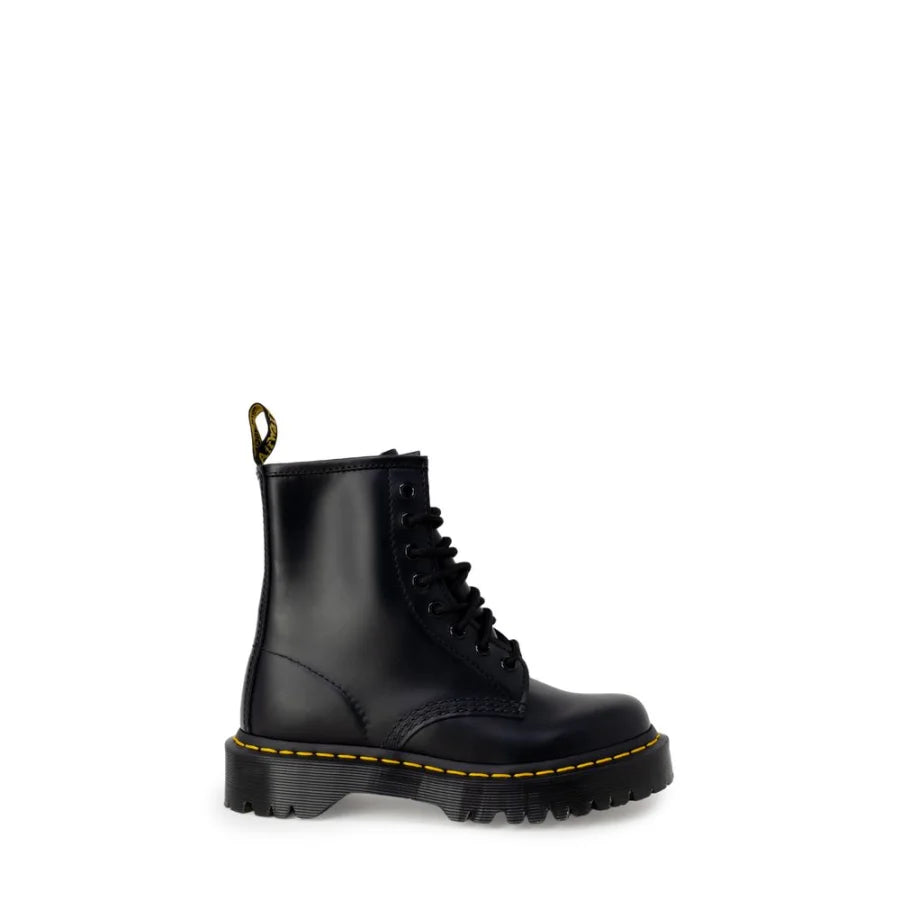 Dr. Martens Black Leather Lace-Up Boots