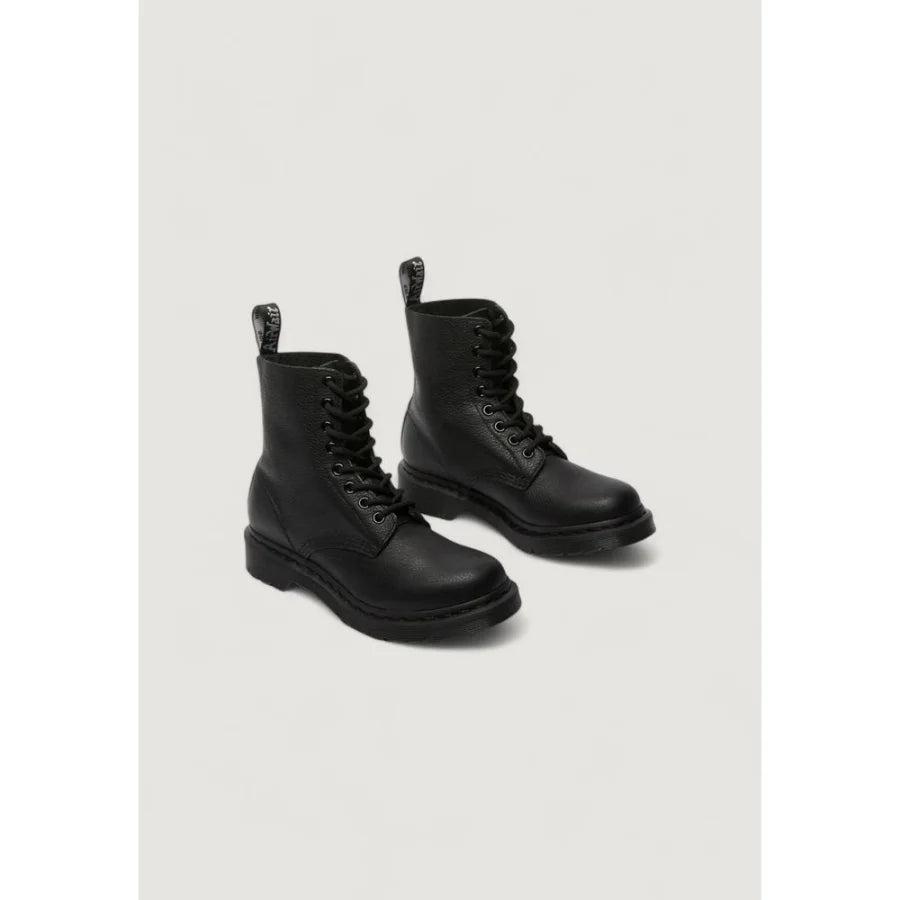 Dr. Martens Black Leather Lace-Up Boots